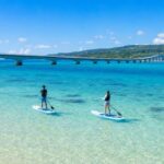 古宇利島でSUPを楽しもう！古宇利ブルーと大橋を望む絶景クルージング
